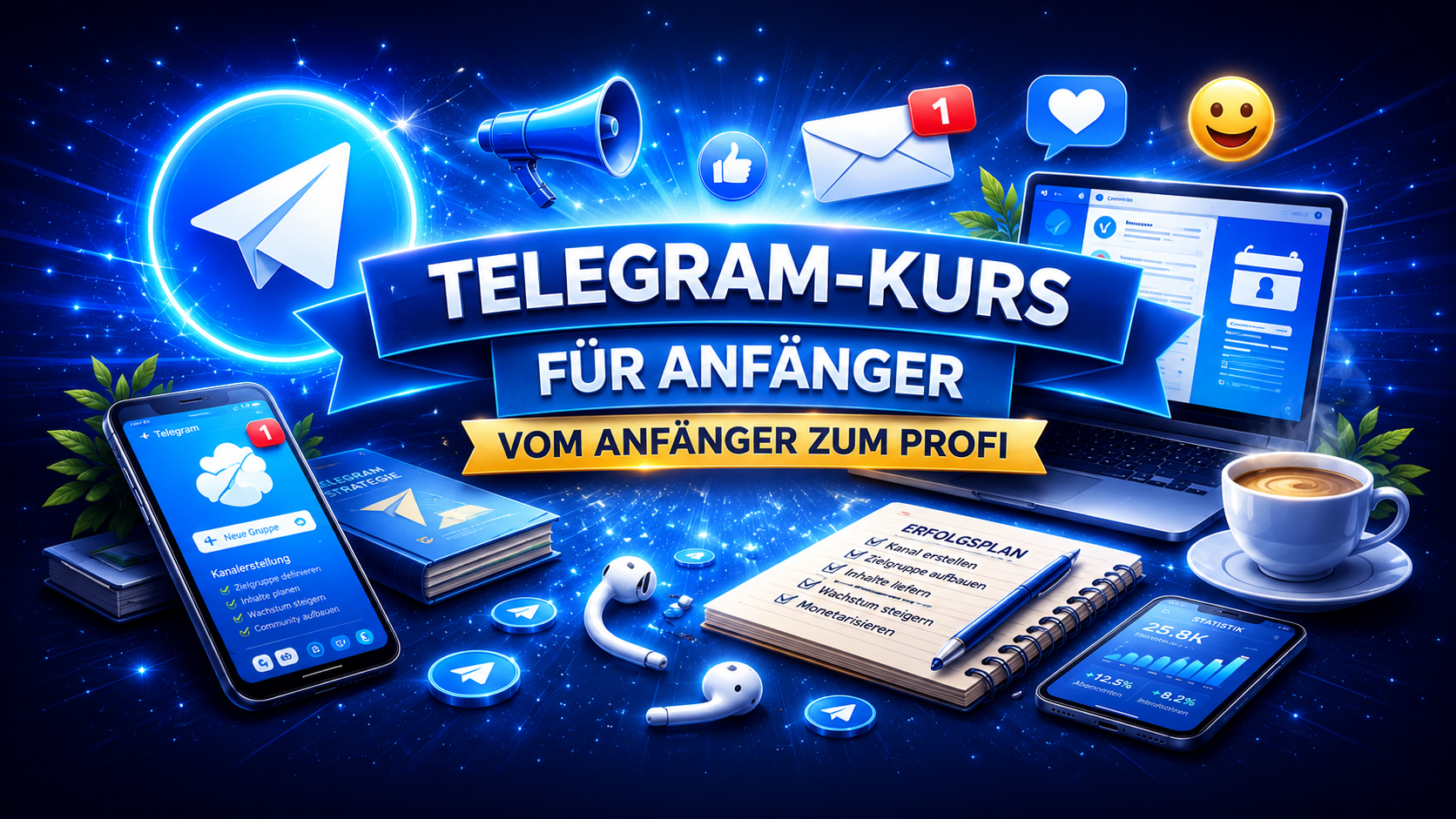 Telegram-Kurs für Anfänger – Vom Anfänger zum Profi
